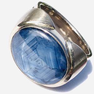 Blue Jean Star Sapphire Ring