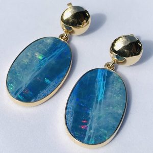 Ozzie blue earings